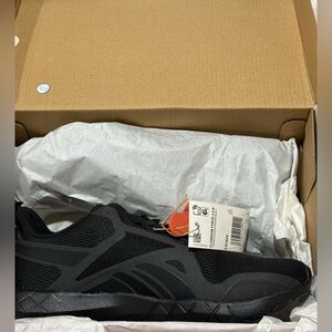 Reebok Jet Black Running Sneakers